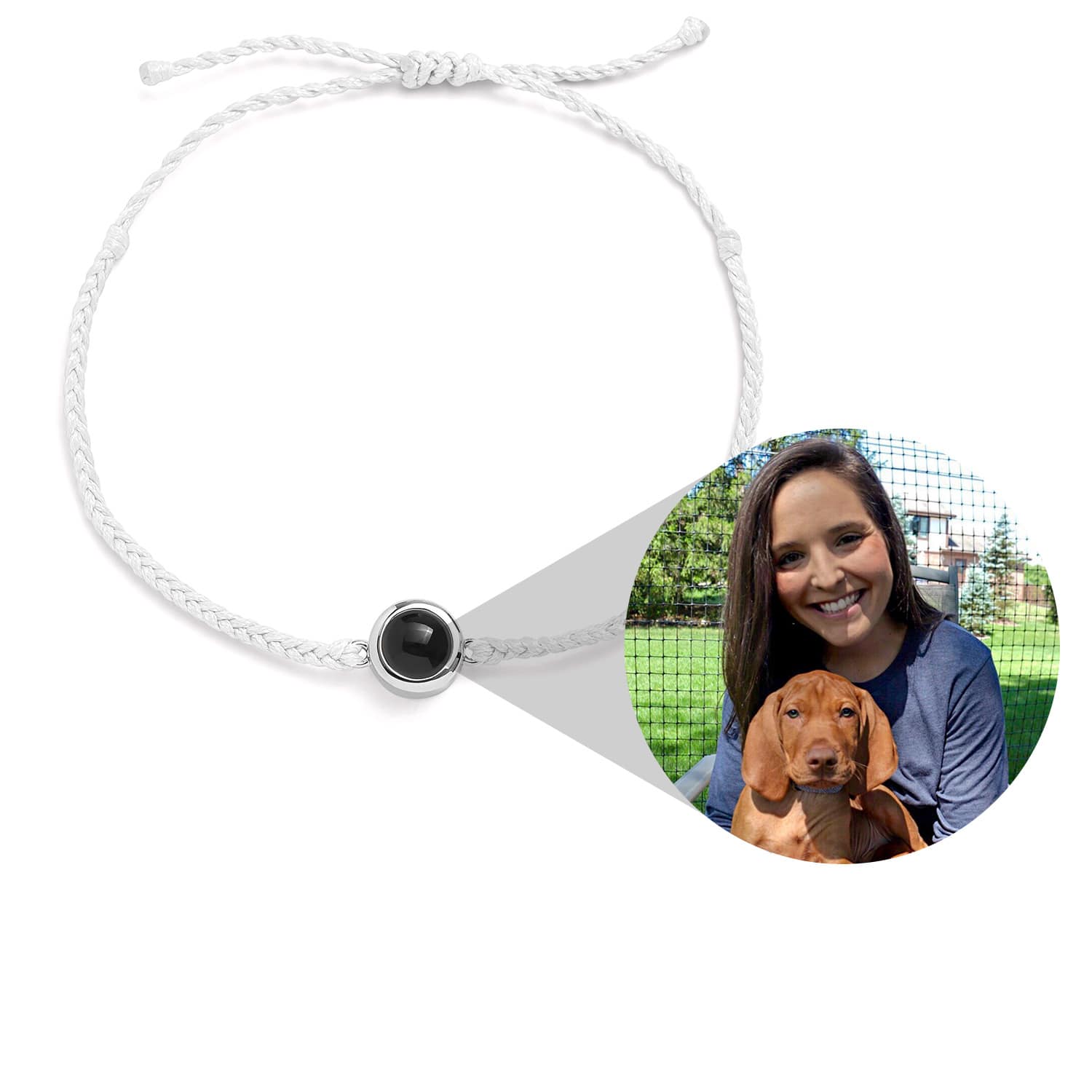 Memory™ Bracciale personalizzato con foto a cerchio